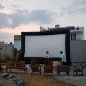 Pantalla gigante para proyectar tu video ó una película